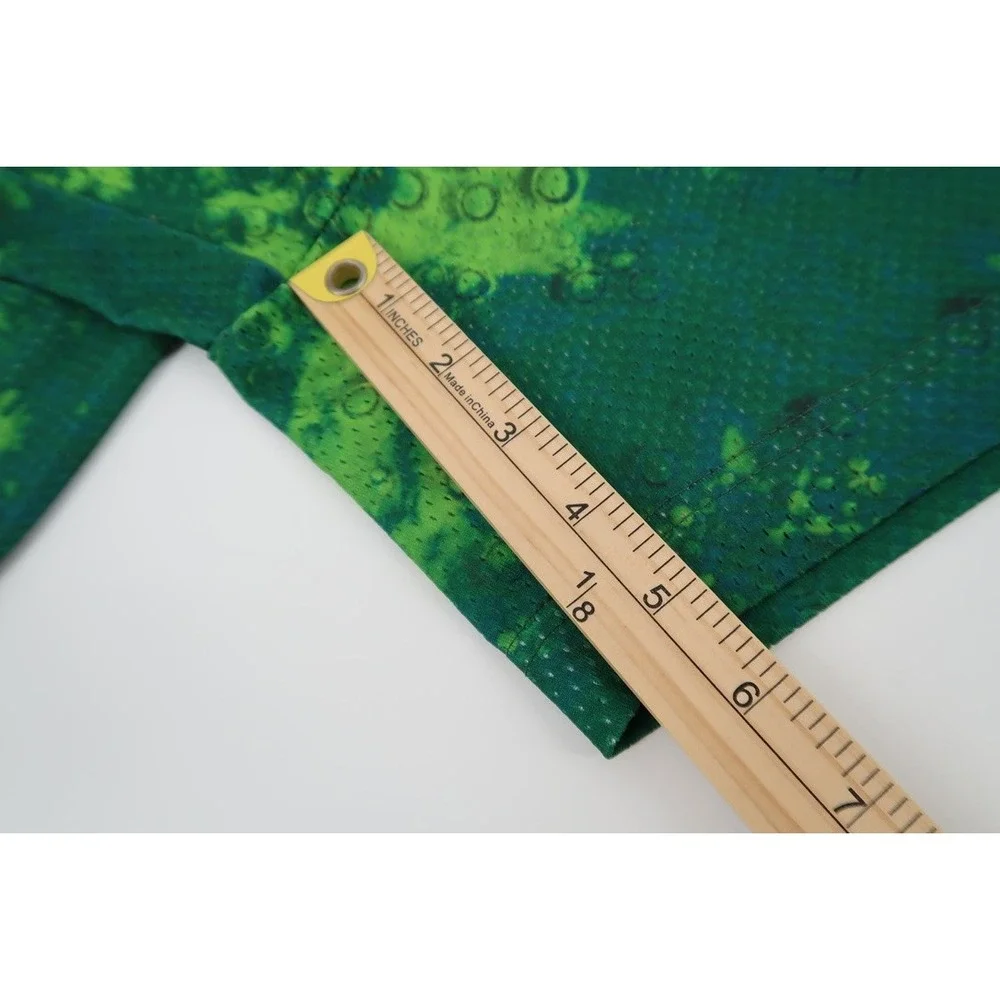 Eric Emanuel x Mountain Dew Mens XL Green Mesh Basic Shorts‎